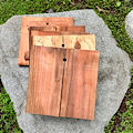 Rustic Redwood 11-1/2x11-1/2 apprx - 5